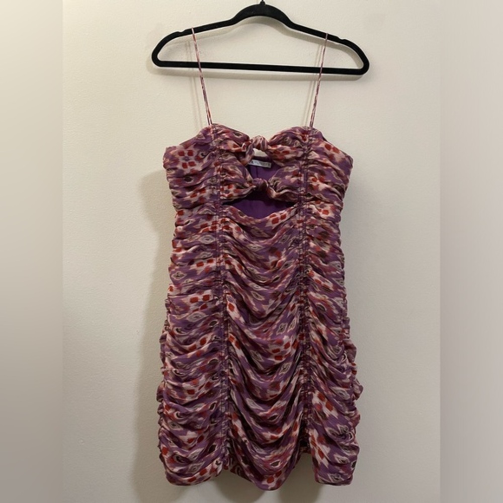 Zara Ruched BodyCon Mini‎ Dress - M